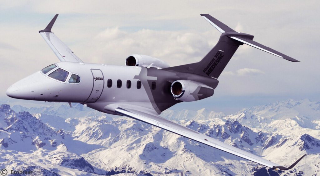 medevac embraer phenom 300