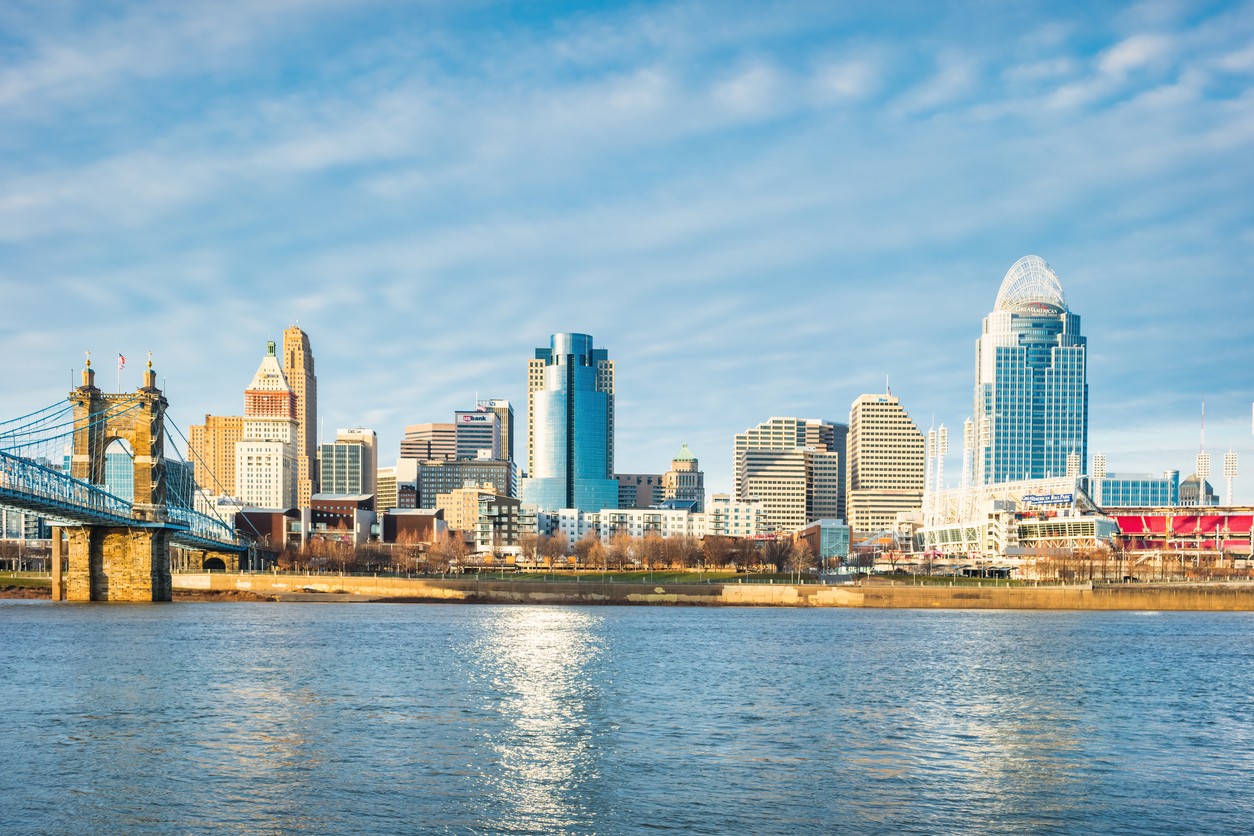 Cincinnati Skyline View