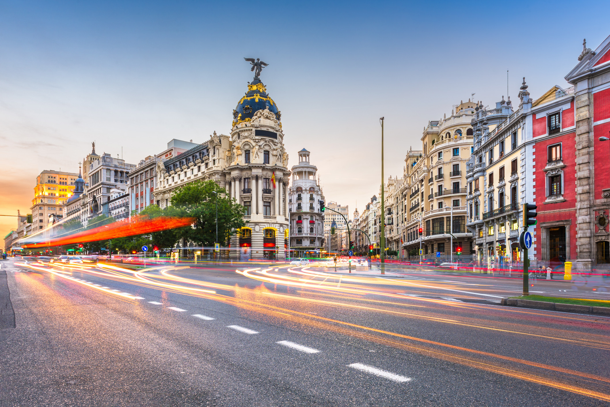 Image of Madrid Spain Cityscape