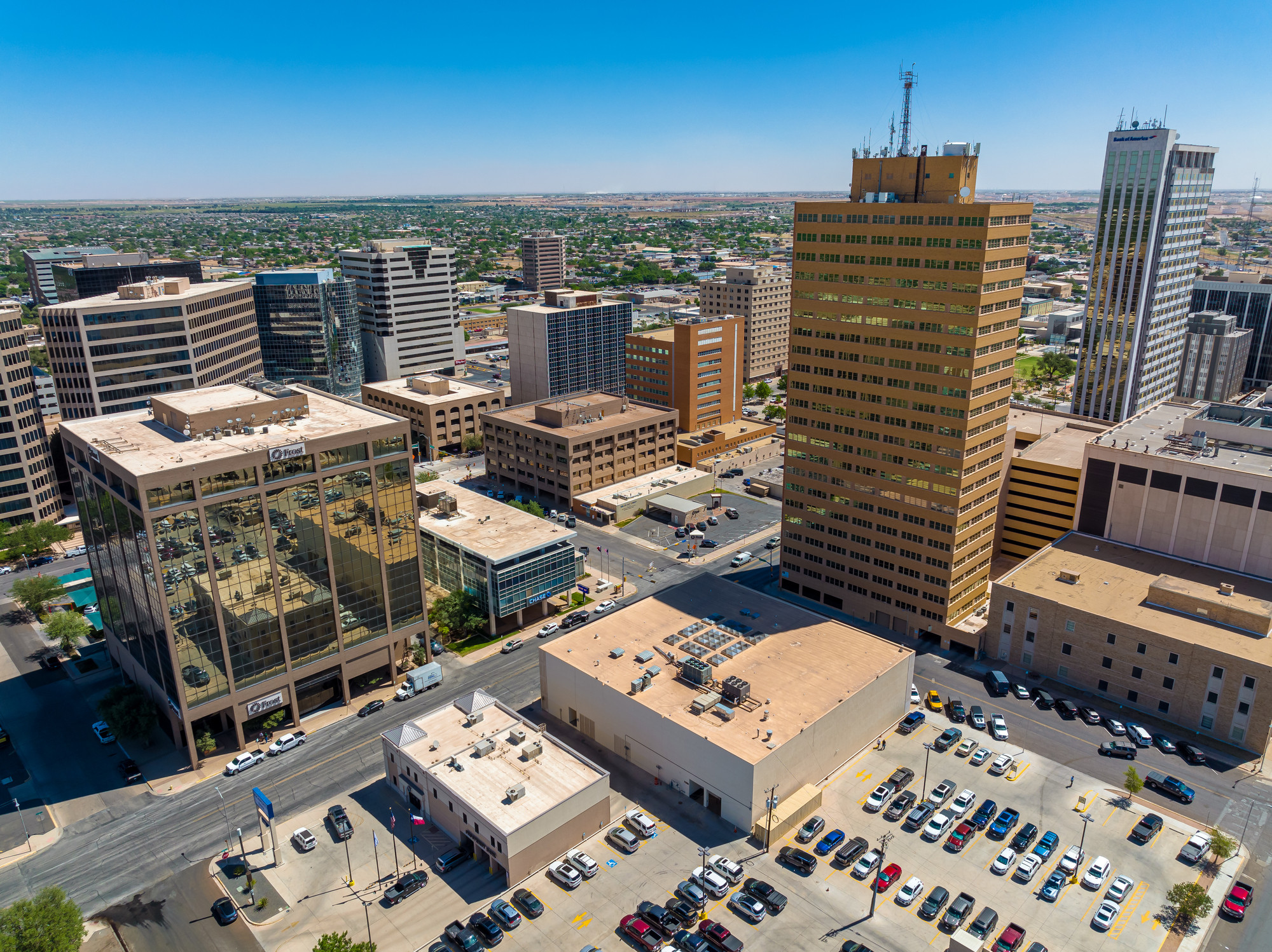 Image of Midland Texas Downtown Skyline