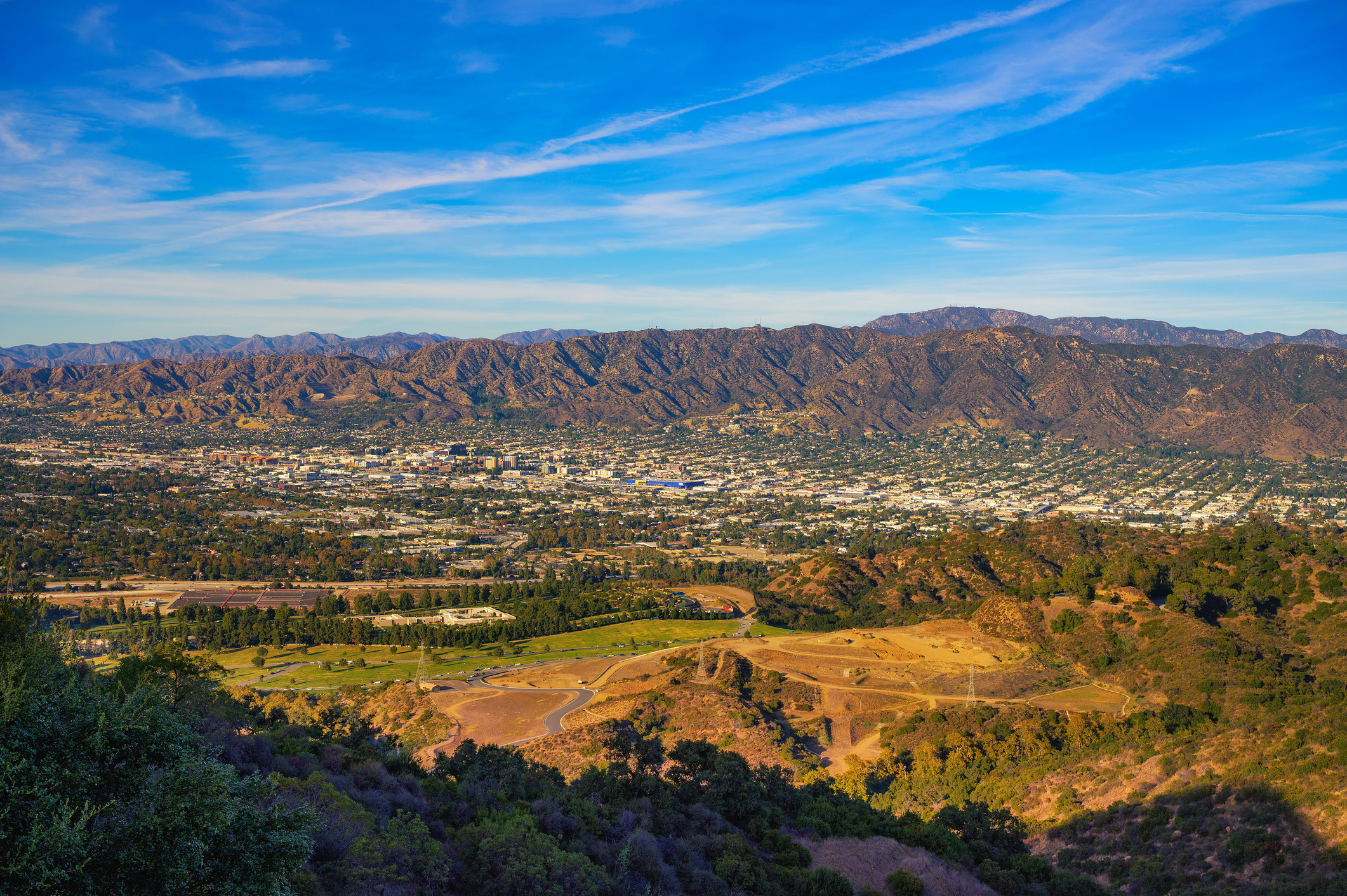 Image of Sunset View Of Burbank California