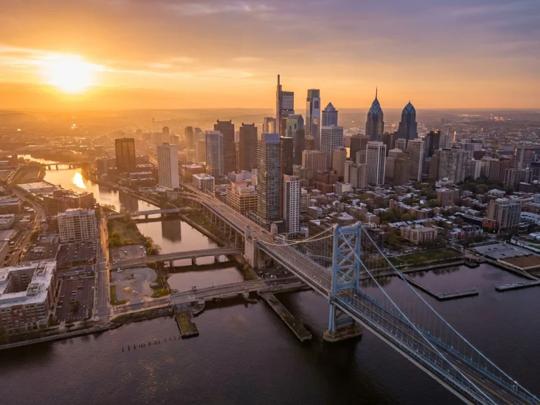 Philadelphia and Los Angeles Private Jet Flights