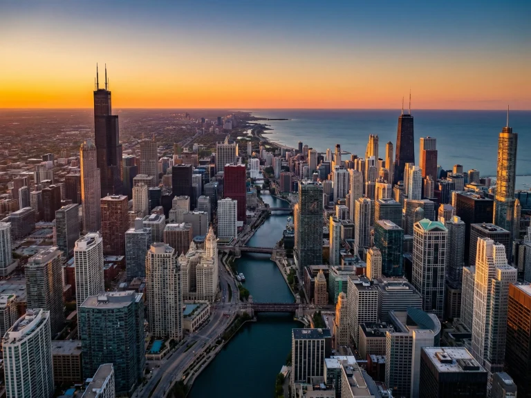 Chicago and Los Angeles Private Jet Flights