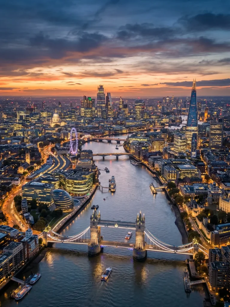 Vienna to London Private Jet Flights