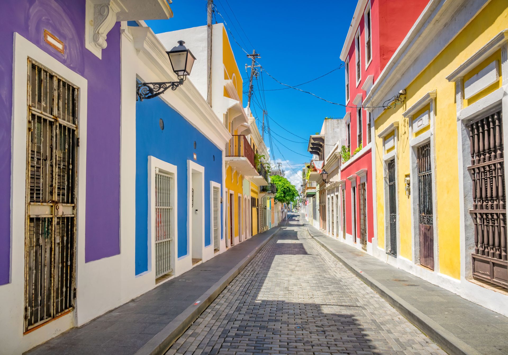 Image of Old Town San Juan In Puerto Rico