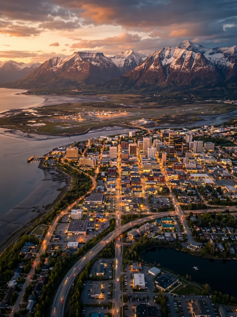 Taipei to Anchorage Private Jet Flights