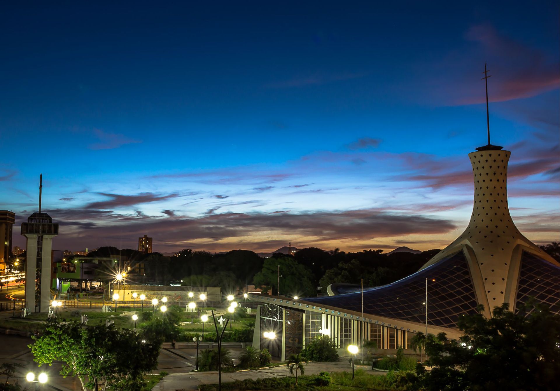 Image of A Night Shot Of Barquisimeto Cathedral