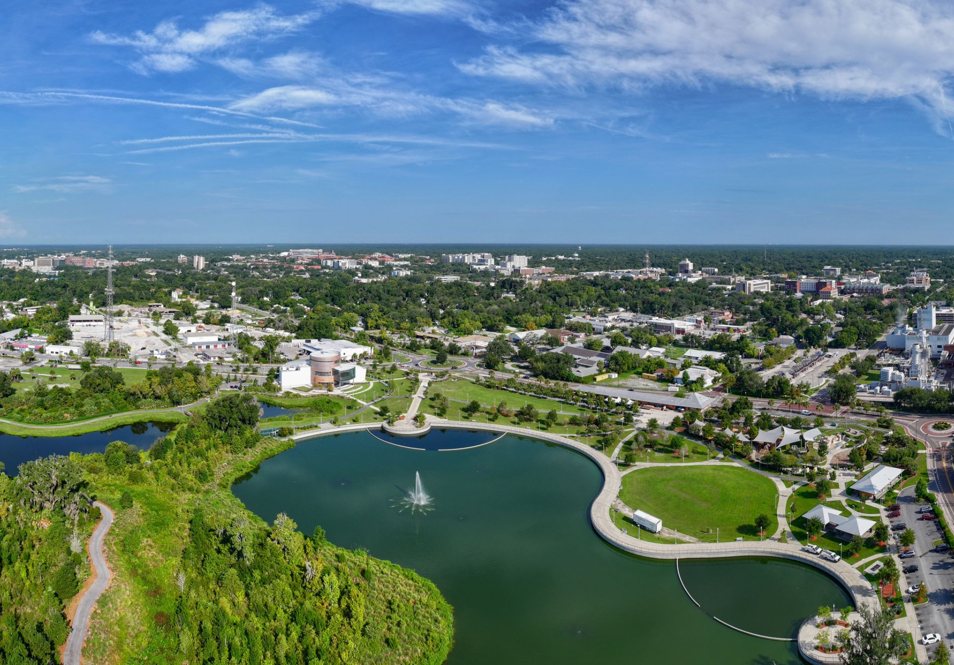 Image of Gainesville Florida Aerial Panorama 1