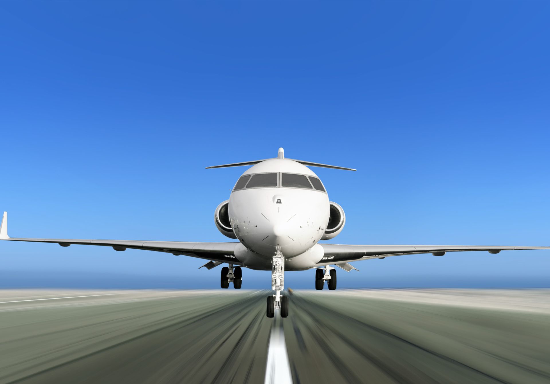 Image of Private Jet Taking Off