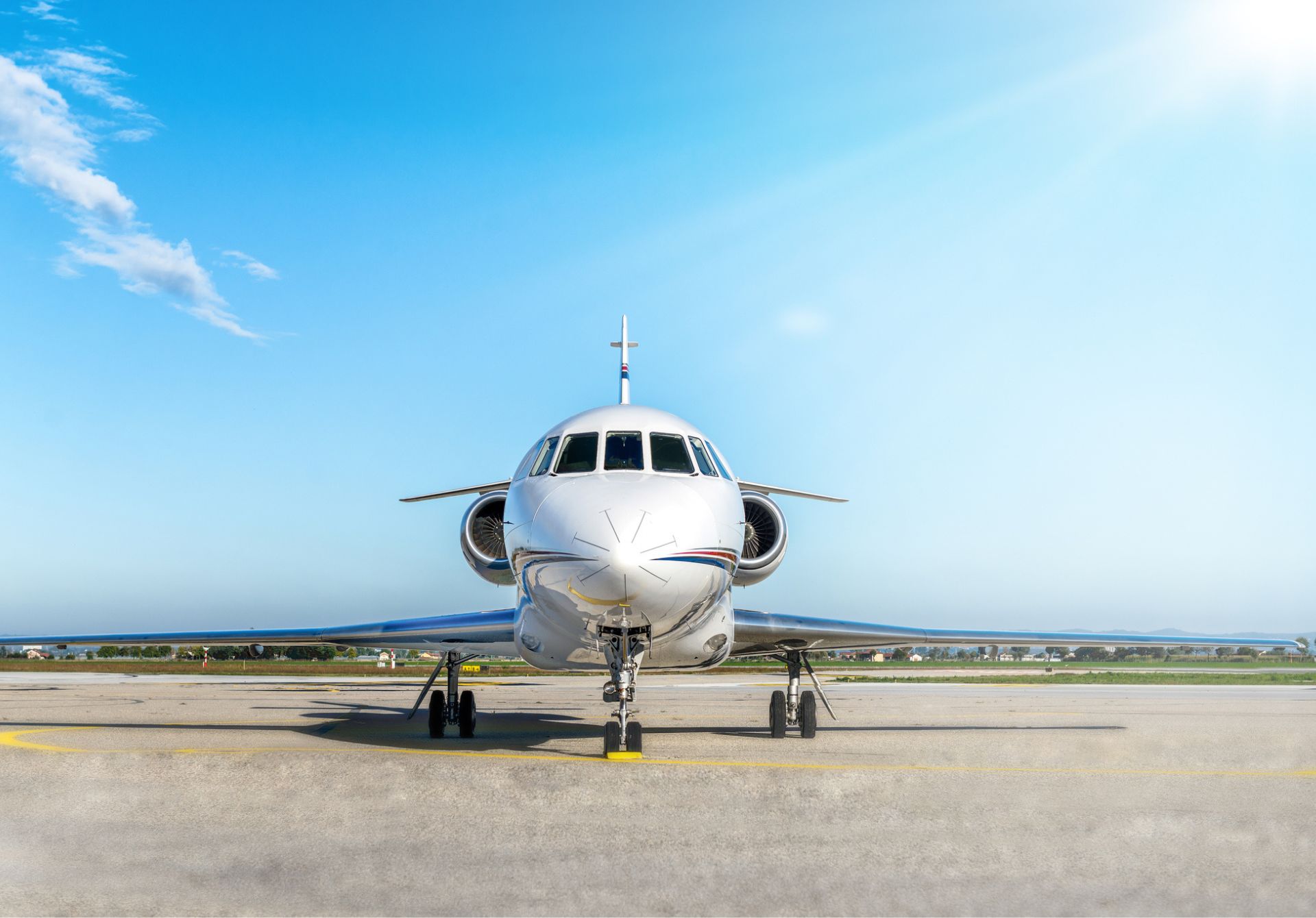 Image of Private Jet On The Ramp 1