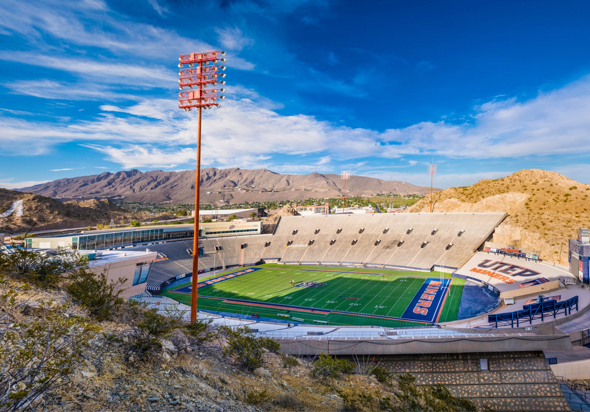 Image of UTEP Sun Bowl Football Stadium In El Paso