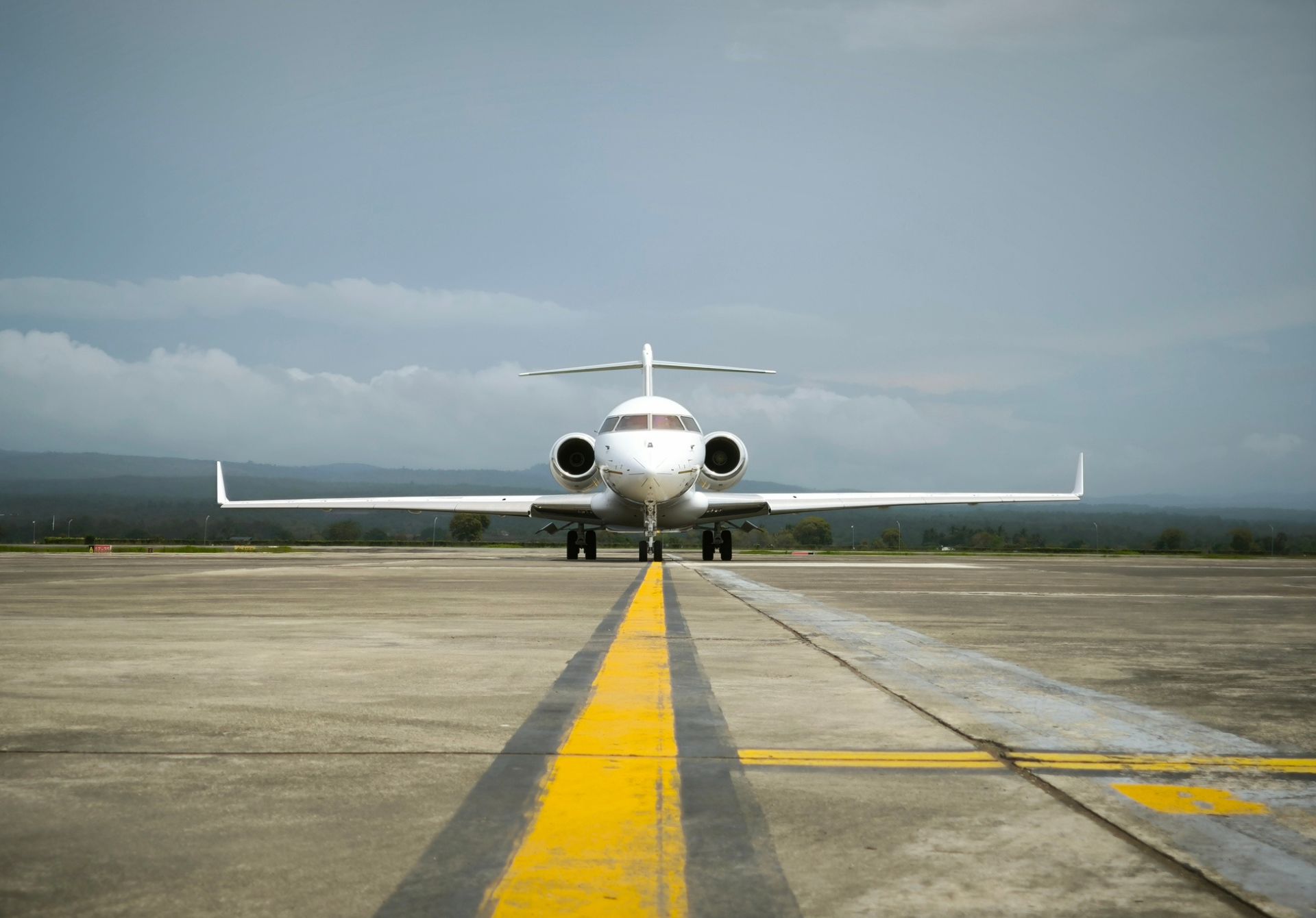 Image of Private Jet On The Ramp 