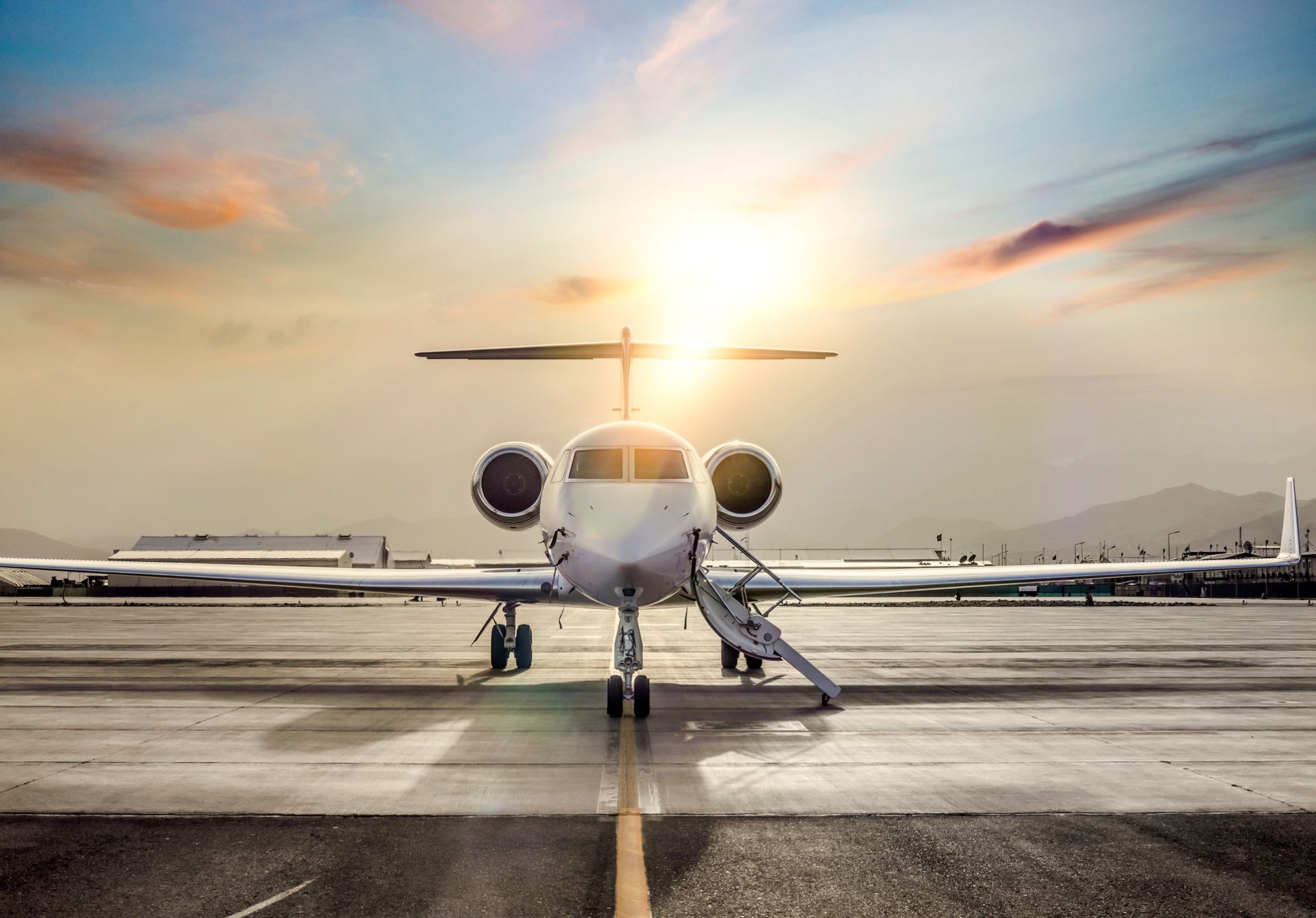Image of Private Jet On The Ramp 1 1