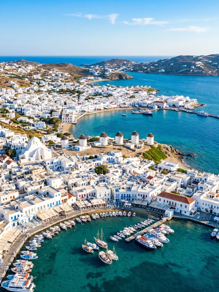 Rome to Mykonos Private Jet Flights